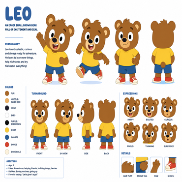 Character expression sheet